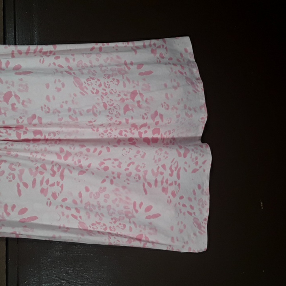 Joyspun 3X Adorable Adj Straps Nightgown Pink Cheetah Print - Picture 3 of 15